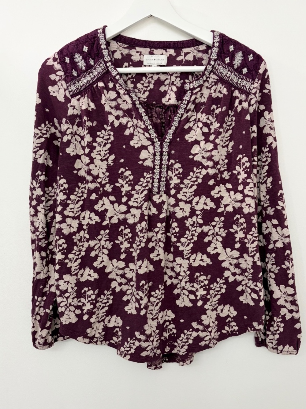 Lucky Brand Long Sleeve Blouse